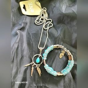 A native necklace & bracelet set.